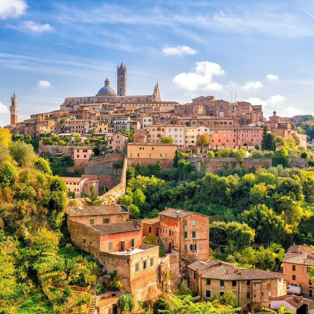 The medieval skyline of Siena
